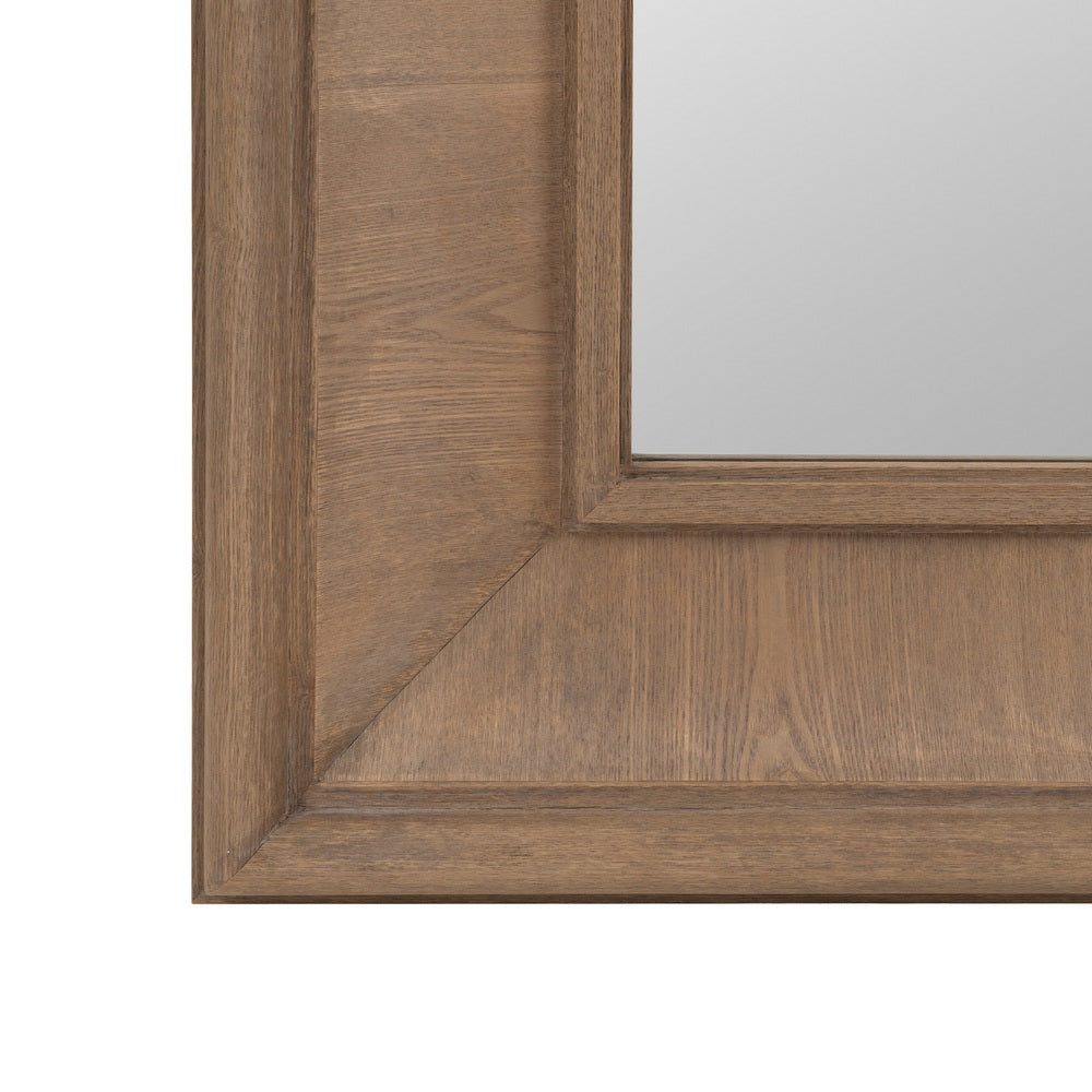 Espejo de madera natural con marco ancho – 201 cm