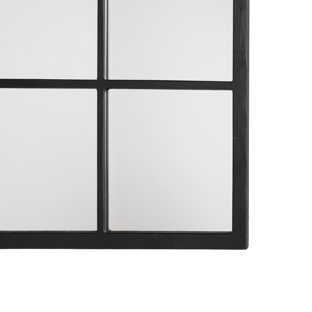 Espejo de madera negro – 120 cm