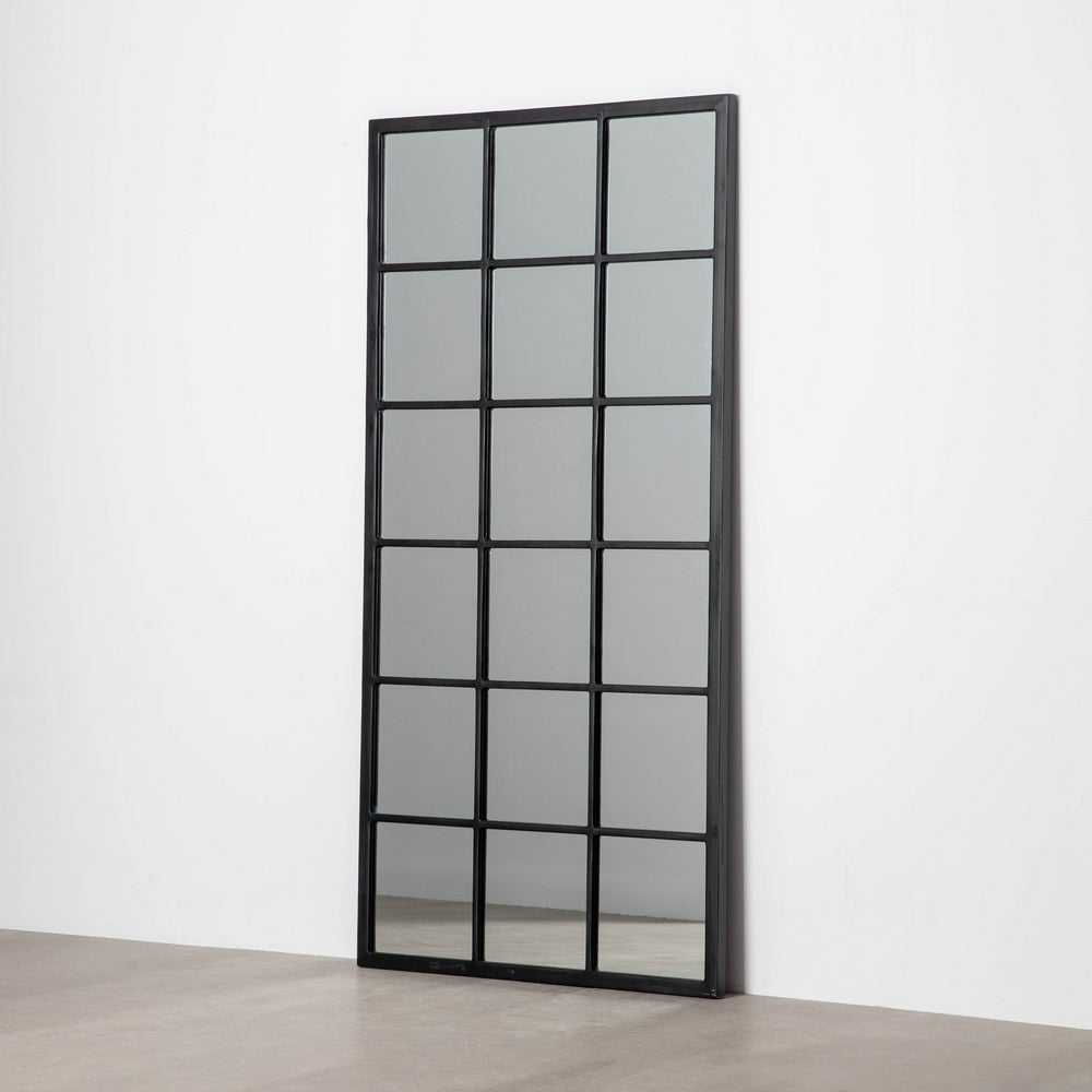 Espejo de madera negro – 180 cm