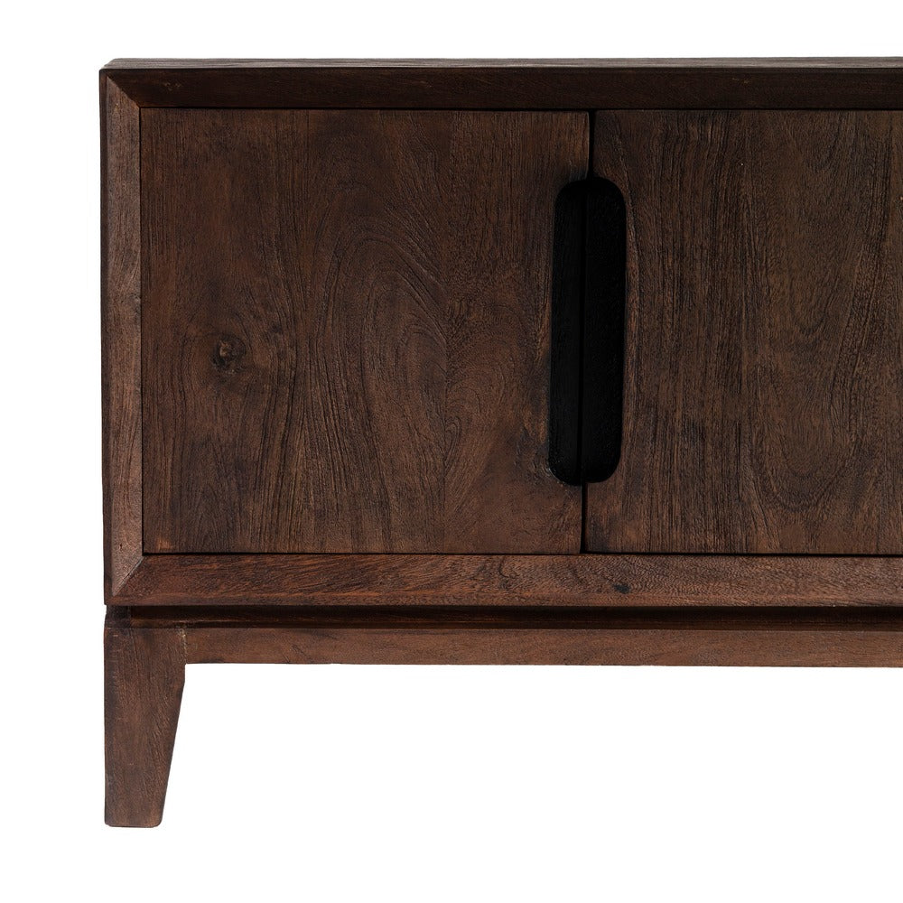 Mueble TV de madera de mango marrón – 200 cm
