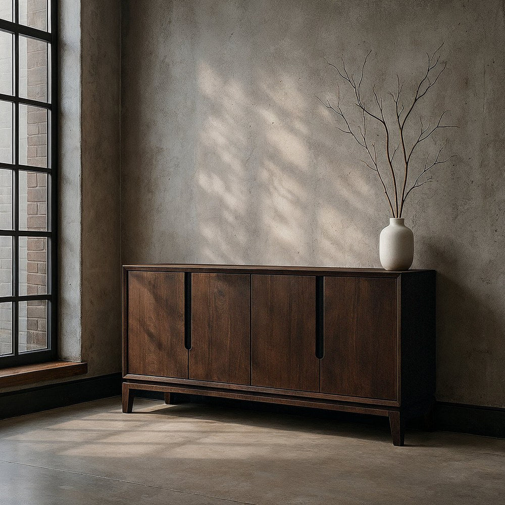 Aparador de madera de mango marrón – 190 cm