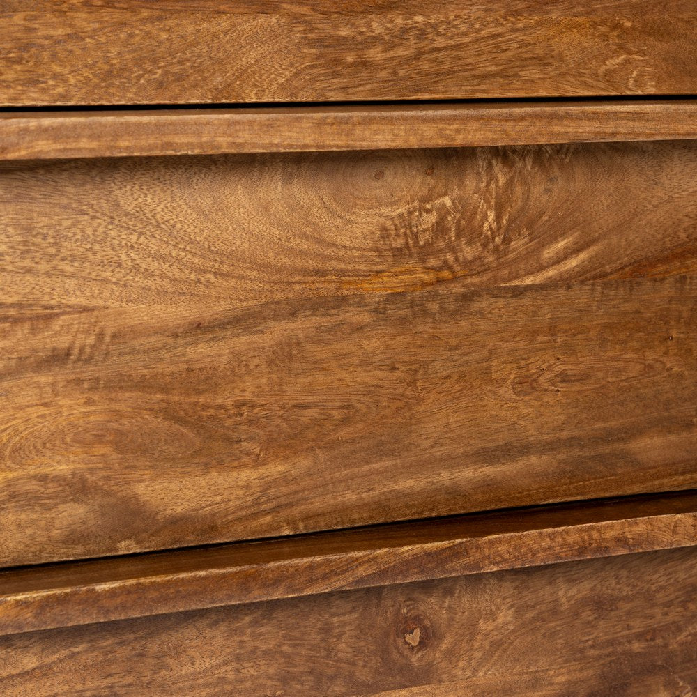 Cómoda de madera de mango marrón – 70 cm