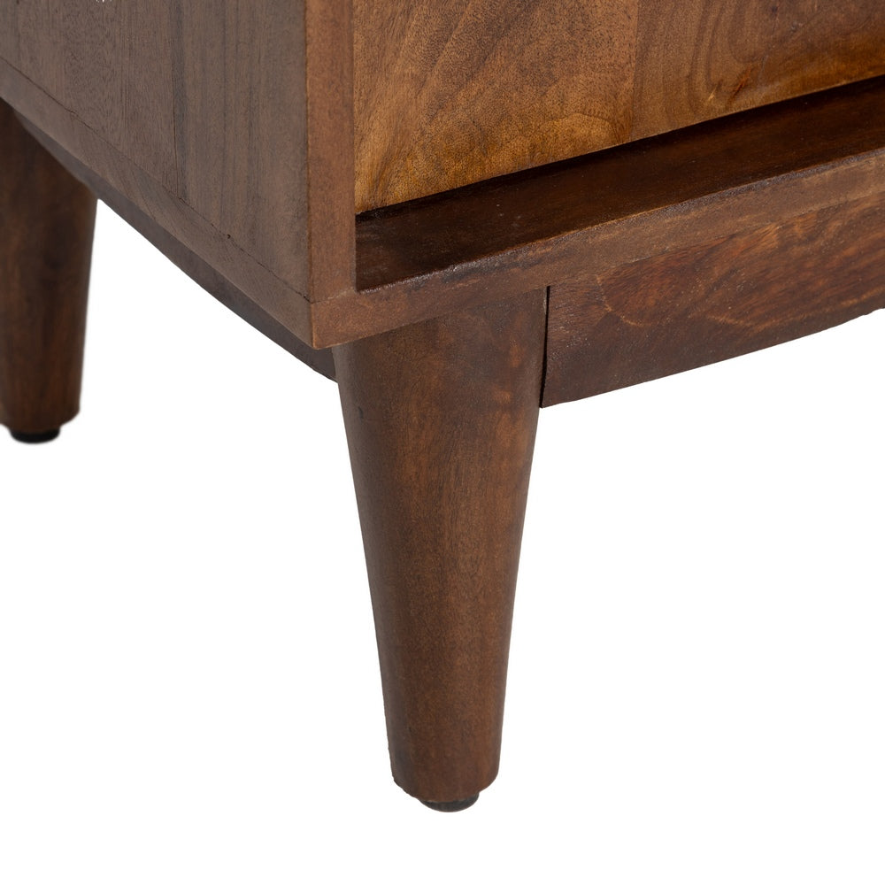 Estantería de madera de mango marrón