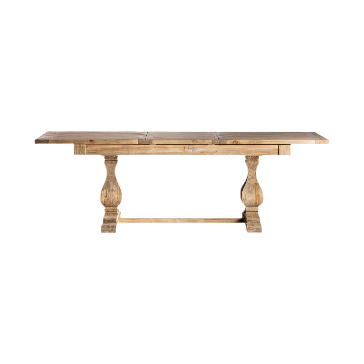 MESA COMEDOR PIEZA ÚNICA MADERA DE OLMO EXTENSIBLE