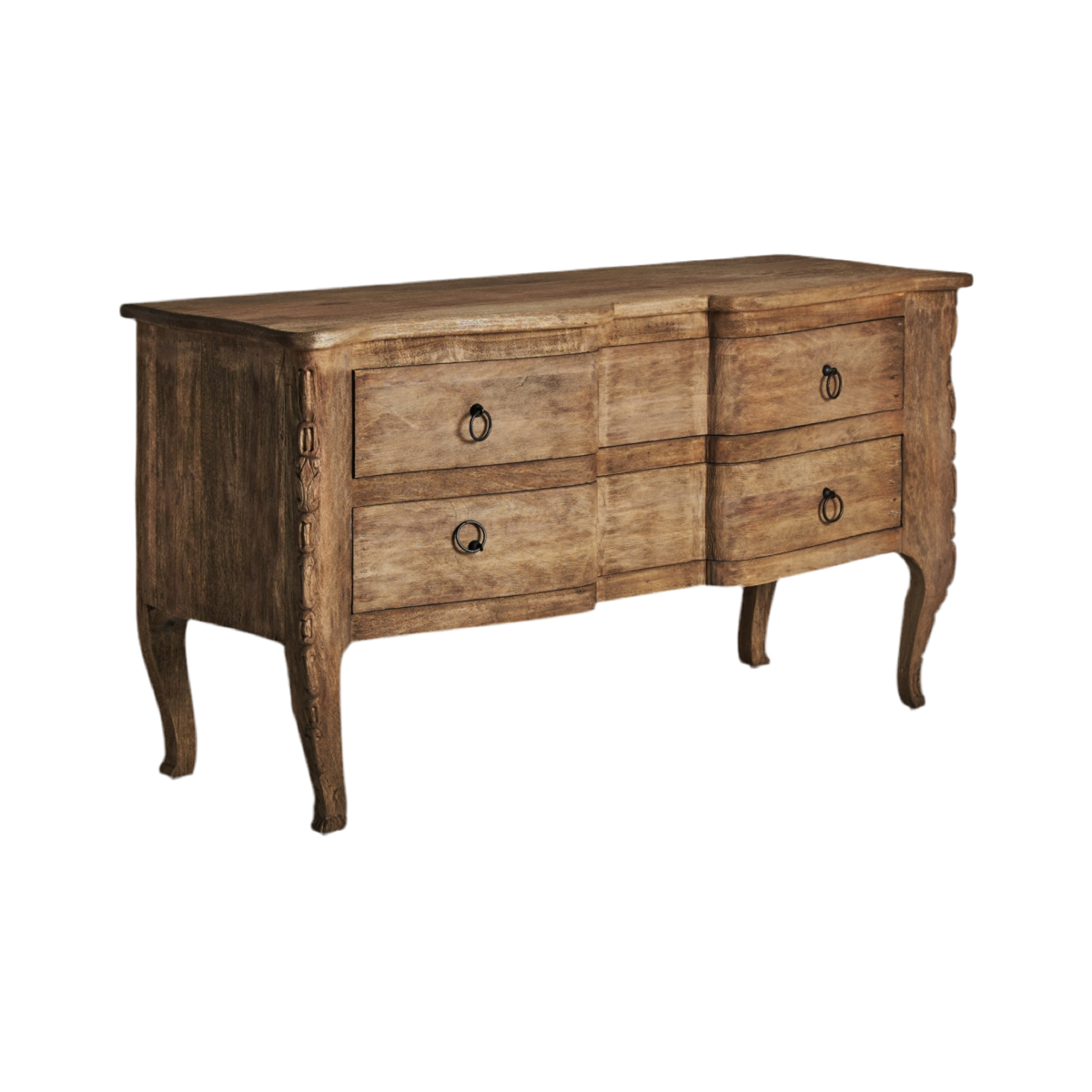 CÓMODA COLONIAL MADERA DE MANGO