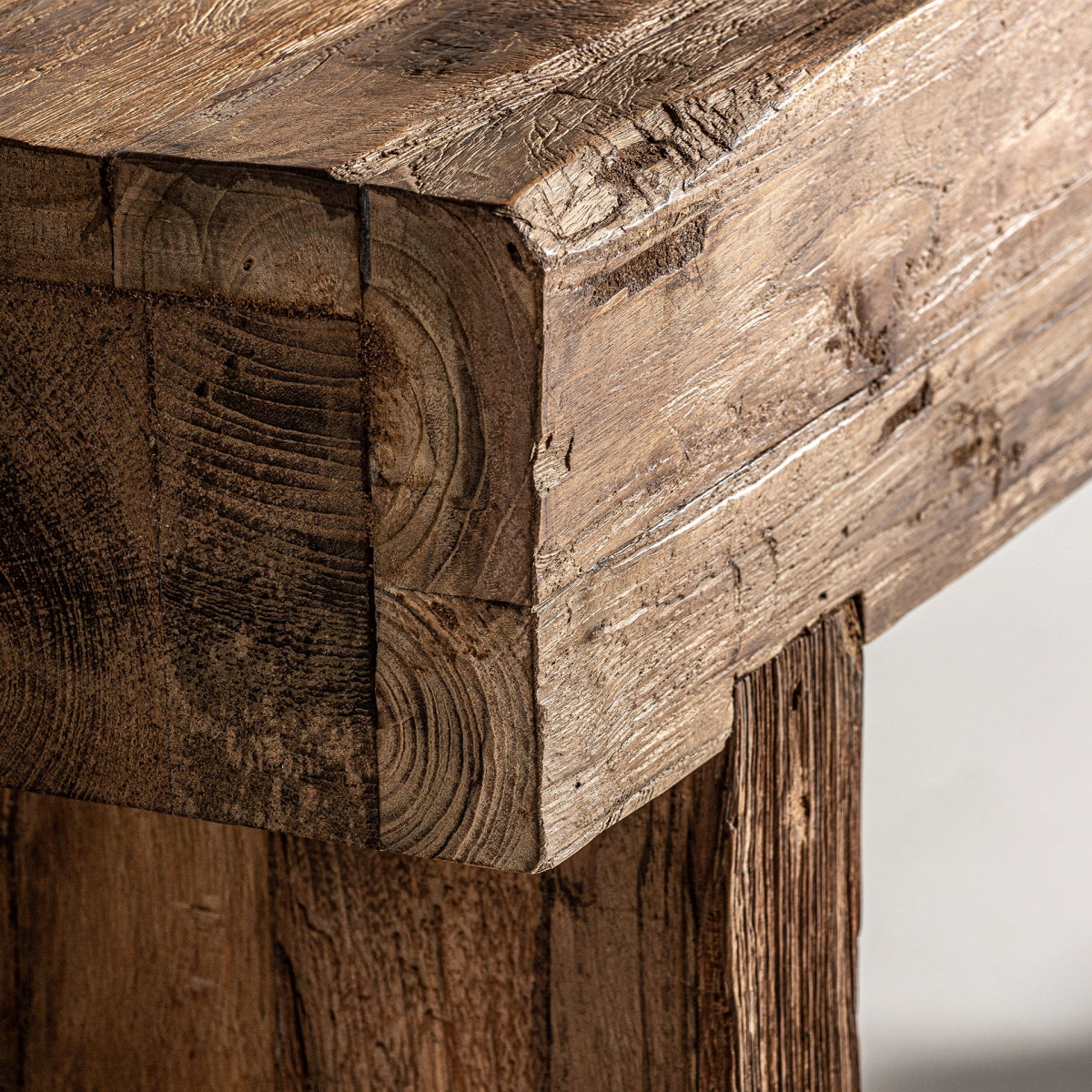 CONSOLA MADERA DE TEca
