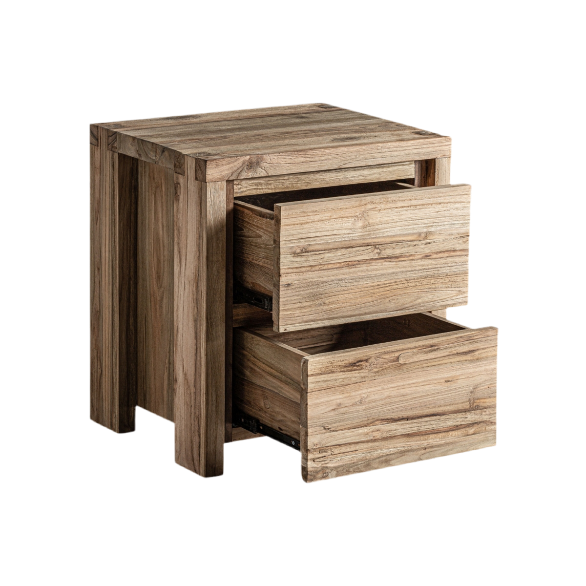 MESITA DE NOCHE MADERA TEca RECUPERADA