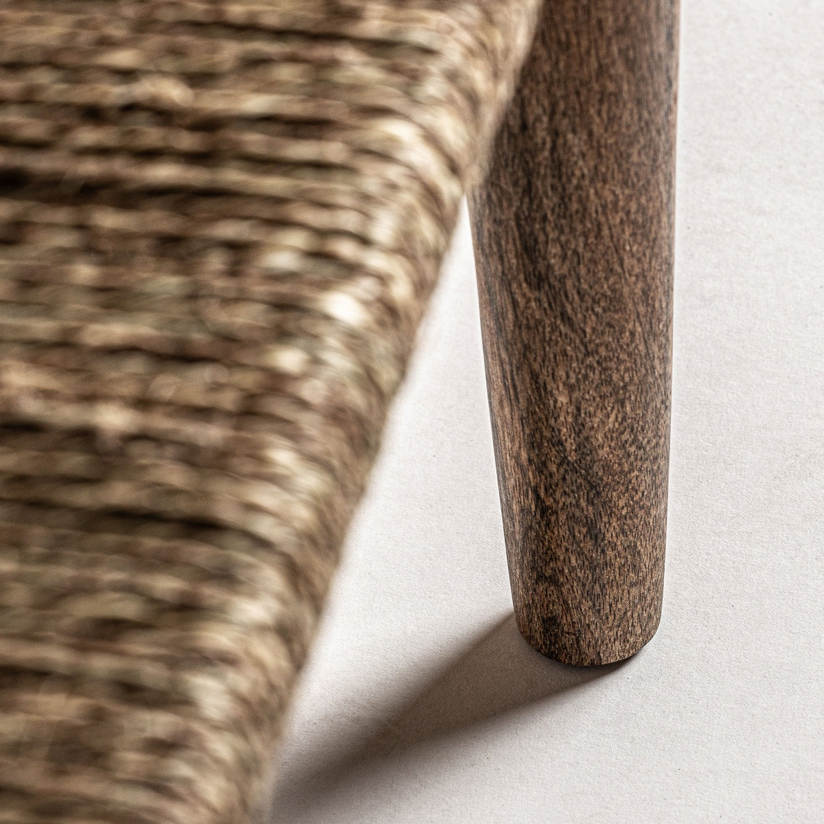 BANCO YUTE NATURAL Y MADERA DE MANGO 191CM.