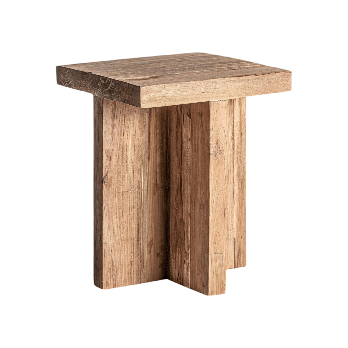 MESA AUXILIAR MADERA TEca RECUPERADA OUTDOOR