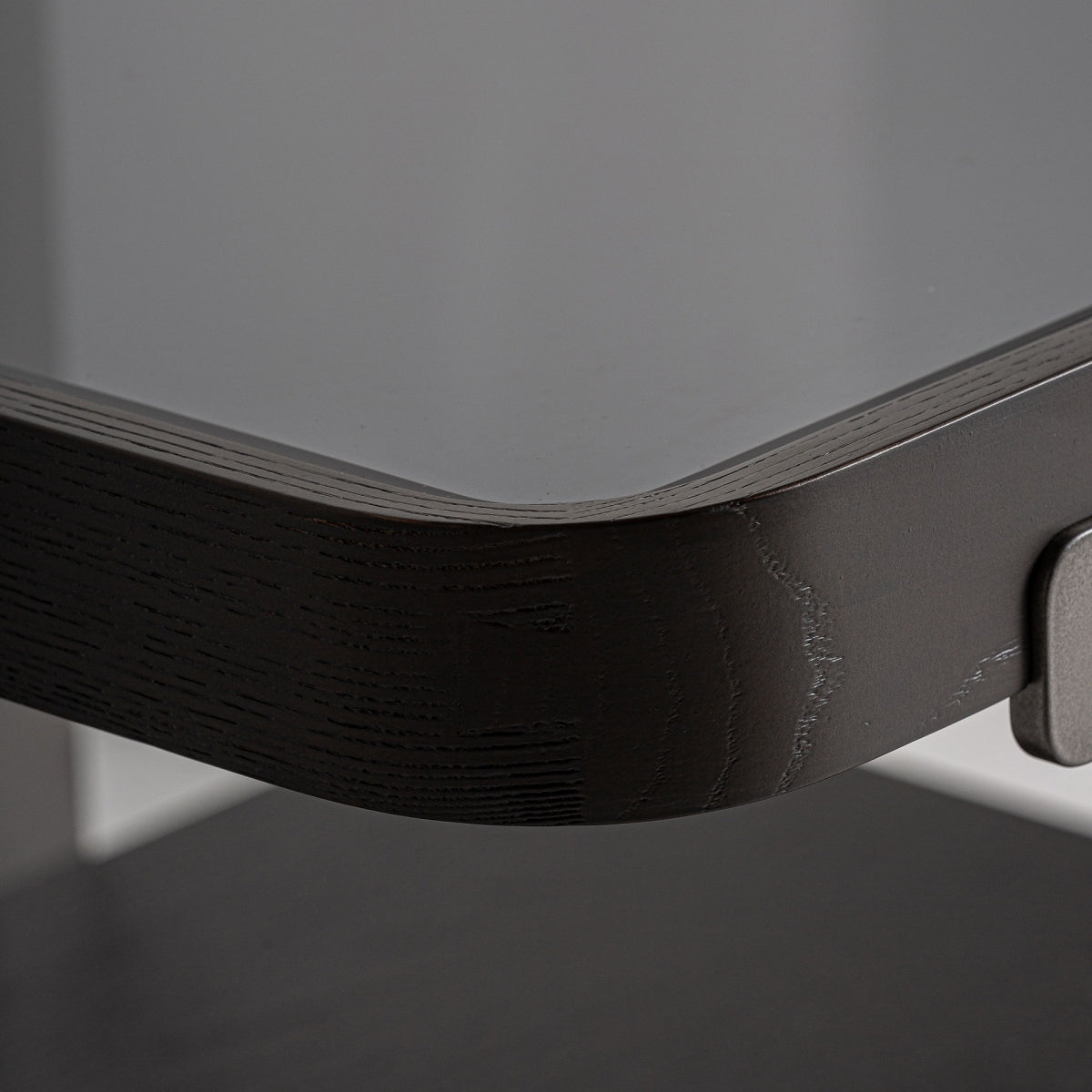 MESA DE CENTRO MADERA DE FRESNO / CRISTAL