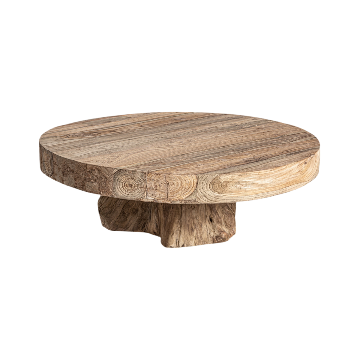 MESA DE CENTRO MADERA DE TEca RESTAURADA OUTDOOR
