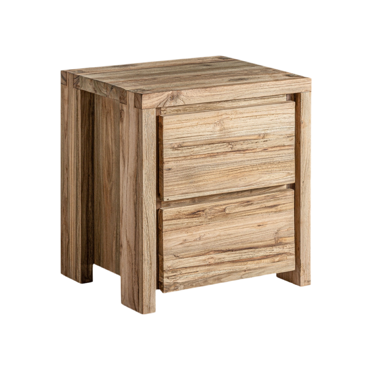 MESITA DE NOCHE MADERA TEca RECUPERADA