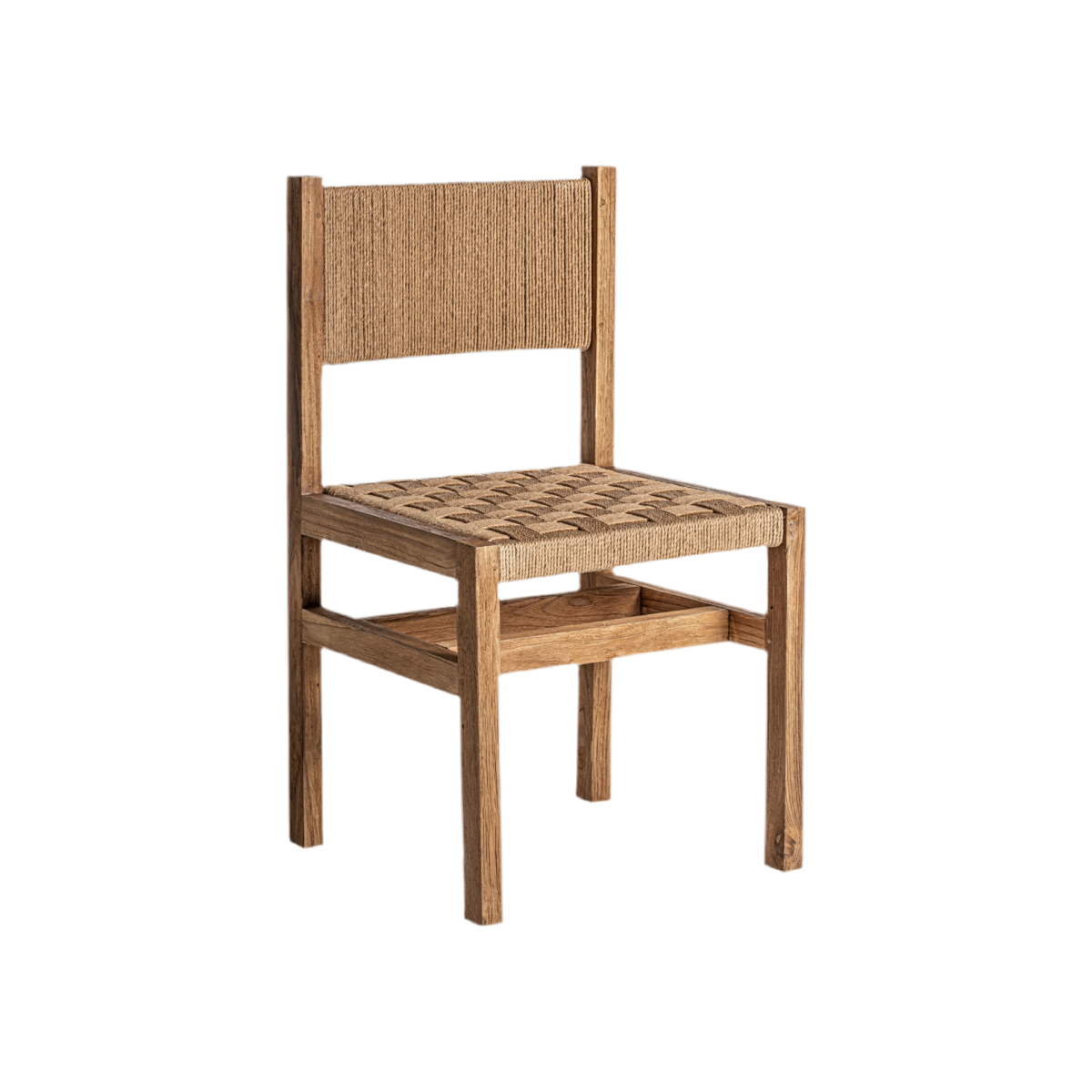SILLA madera de teca / cuerda