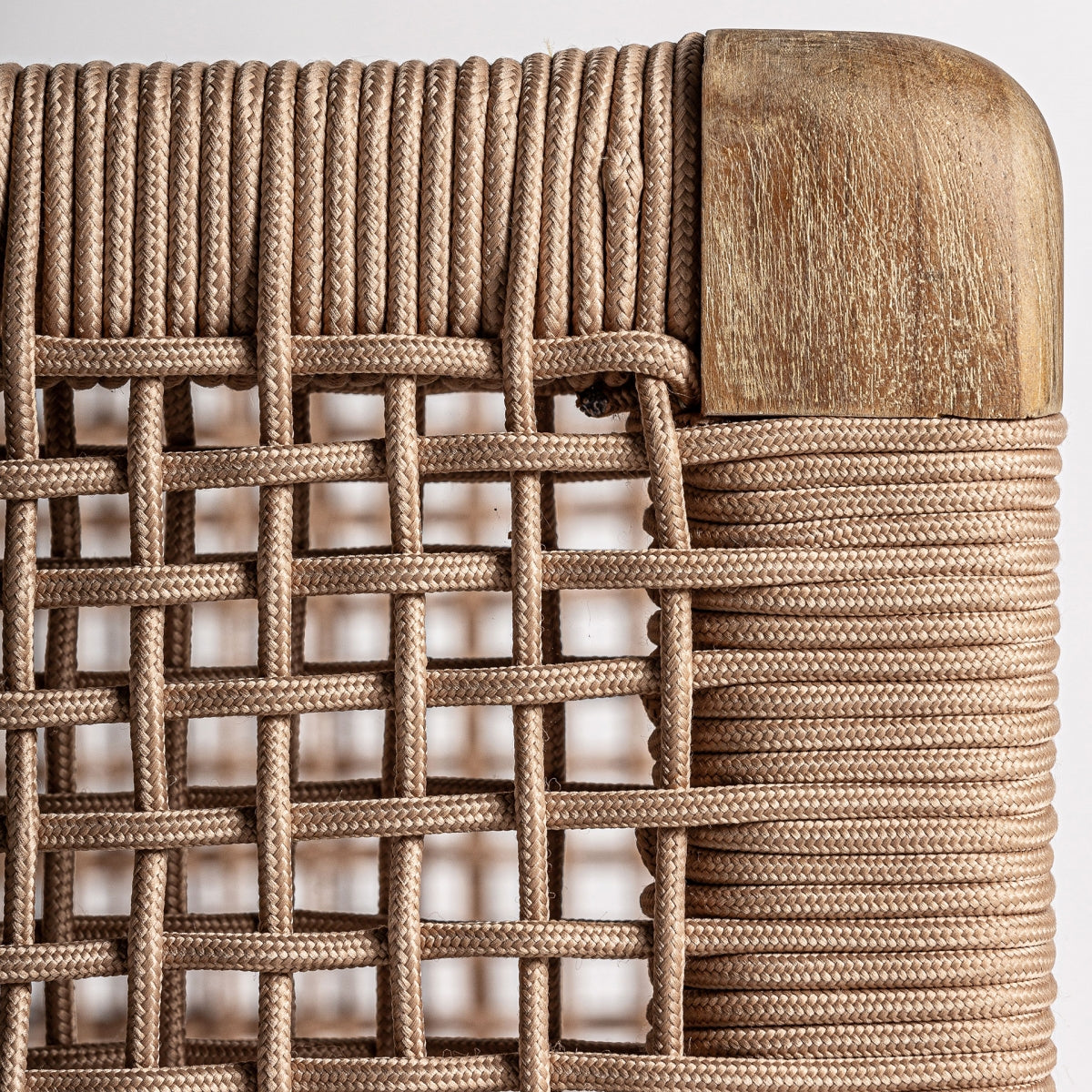 Butaca madera de teca / tejido