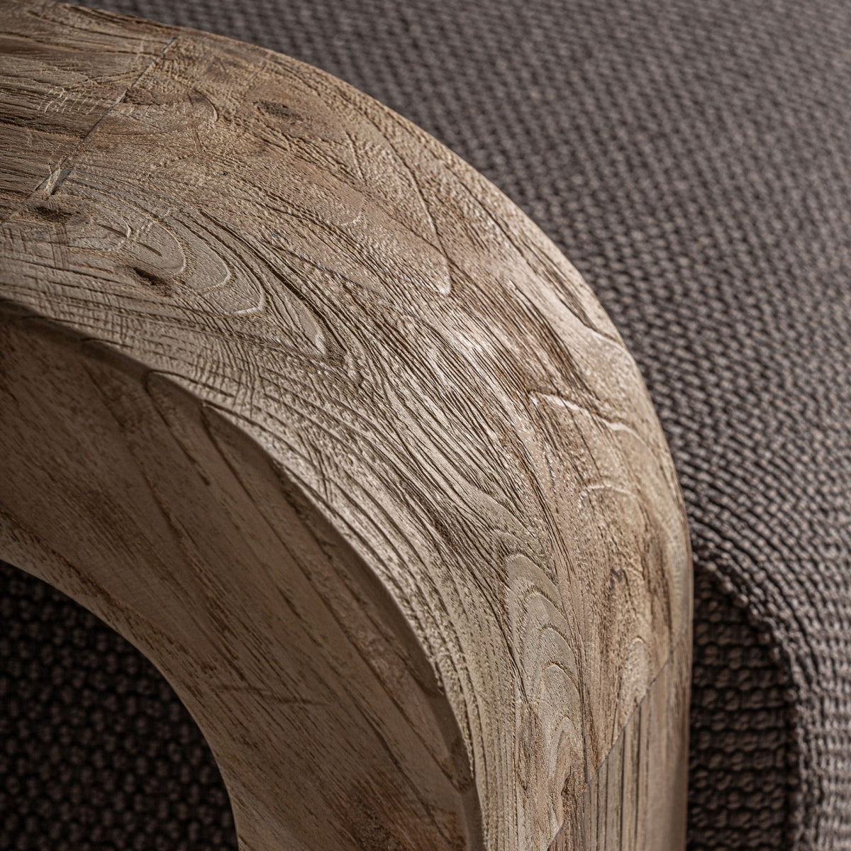 Butaca madera de teca / tejido