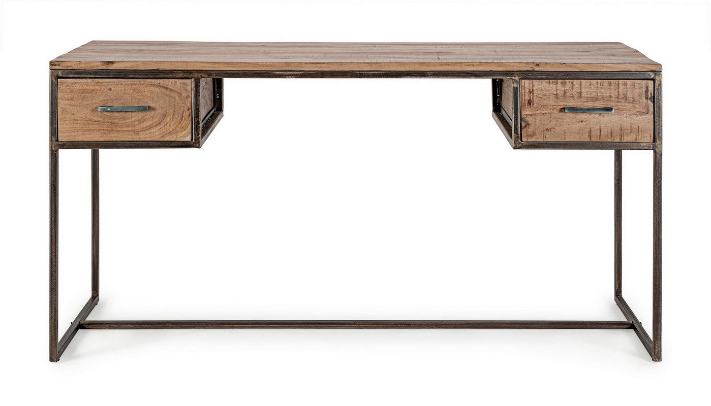 Escritorio madera de acacia / acero