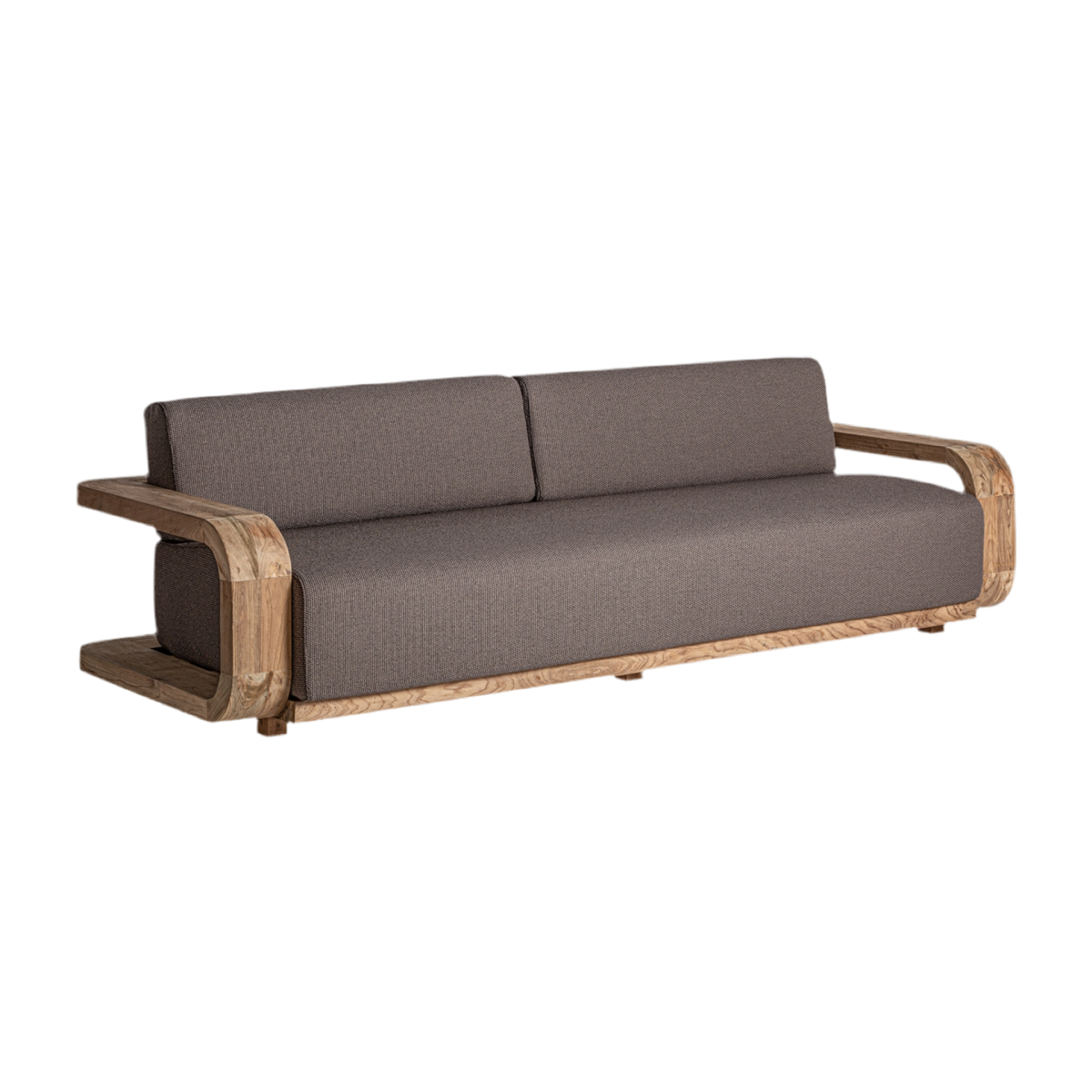 SOFÁ madera de teca / tejido