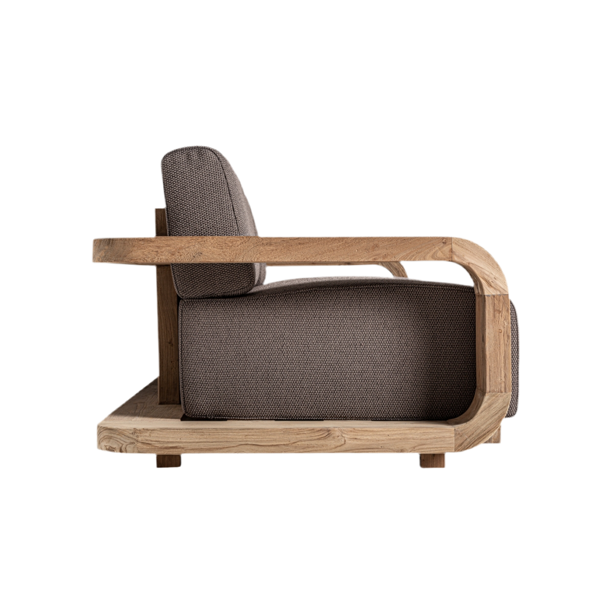 SOFÁ madera de teca / tejido