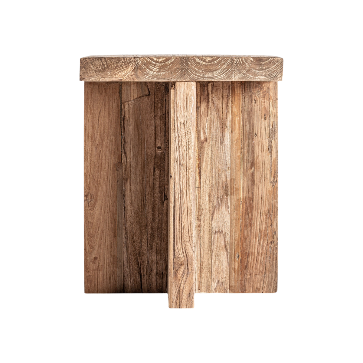 MESA AUXILIAR MADERA TEca RECUPERADA OUTDOOR