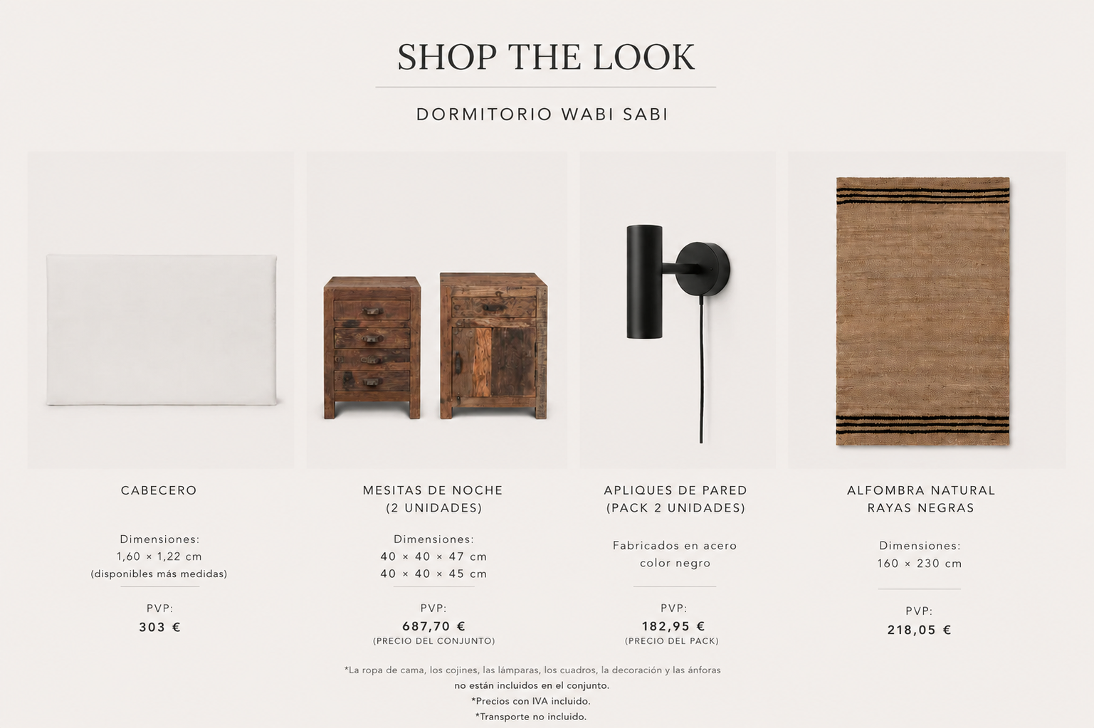 Dormitorio Sabi - ambiente completo