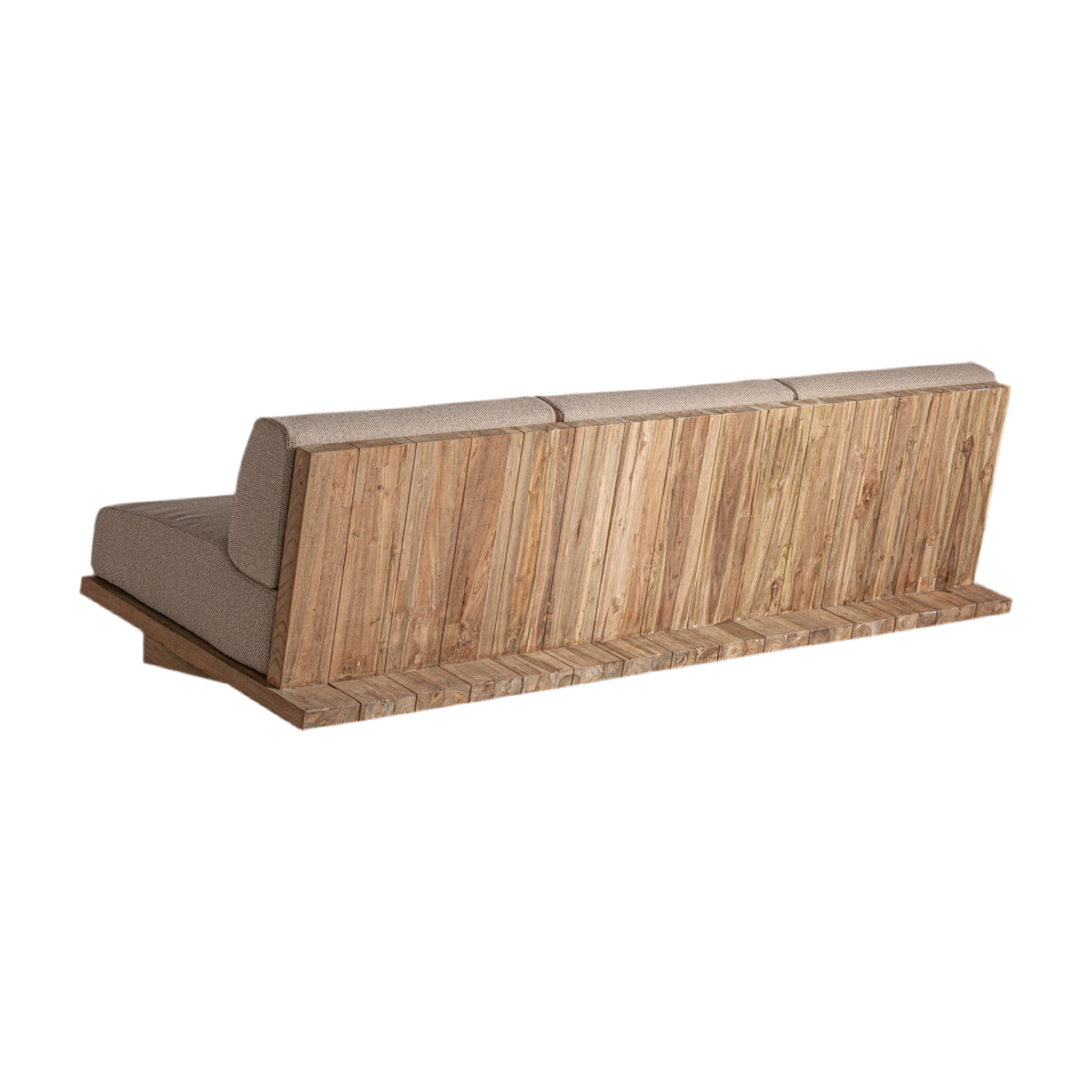 SOFÁ madera de teca / tejido