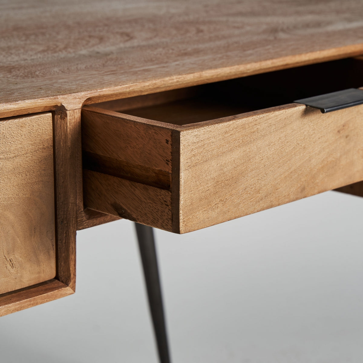 ESCRITORIO MADERA DE MANGO / HIERRO