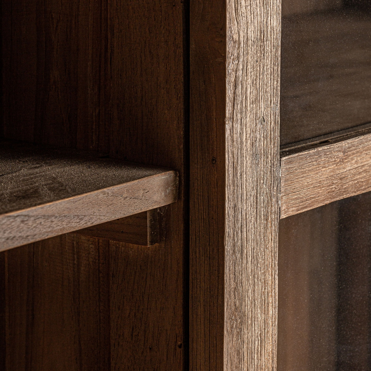 VITRINA MADERA DE TEca RECUPERADA