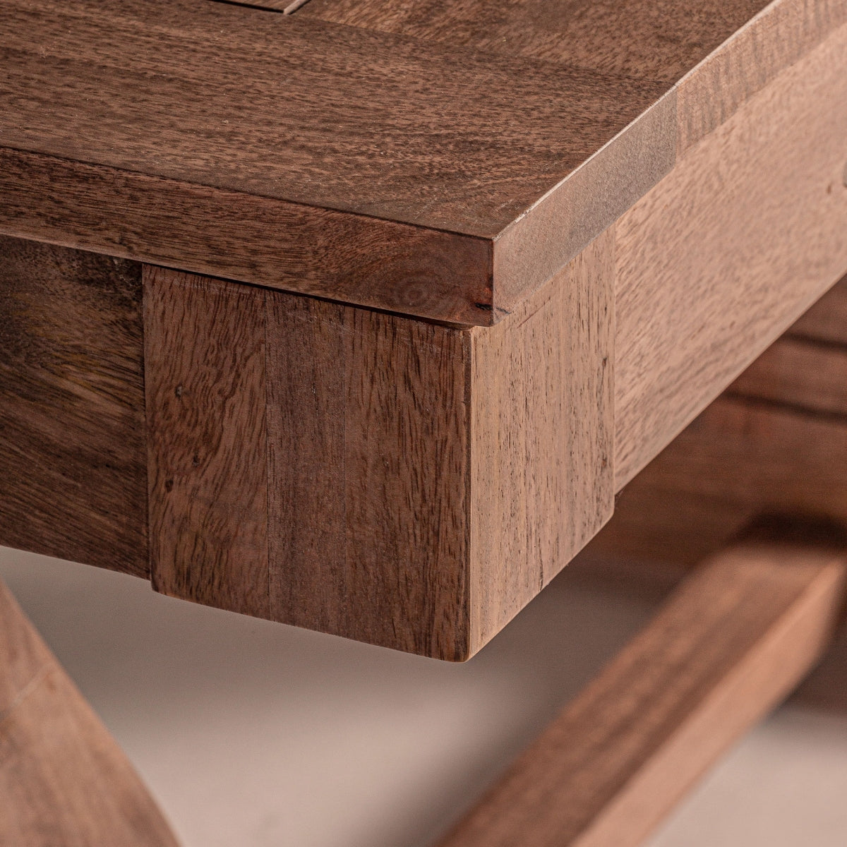 MESA COMEDOR MADERA DE MANGO EXTENSIBLE