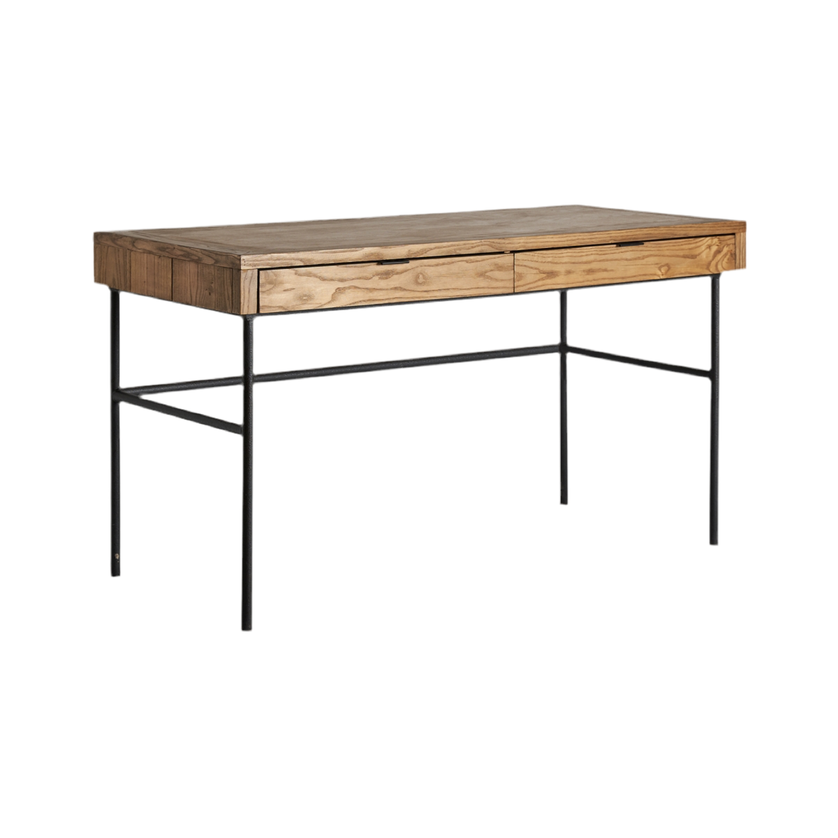 ESCRITORIO MADERA DE OLMO / HIERR0