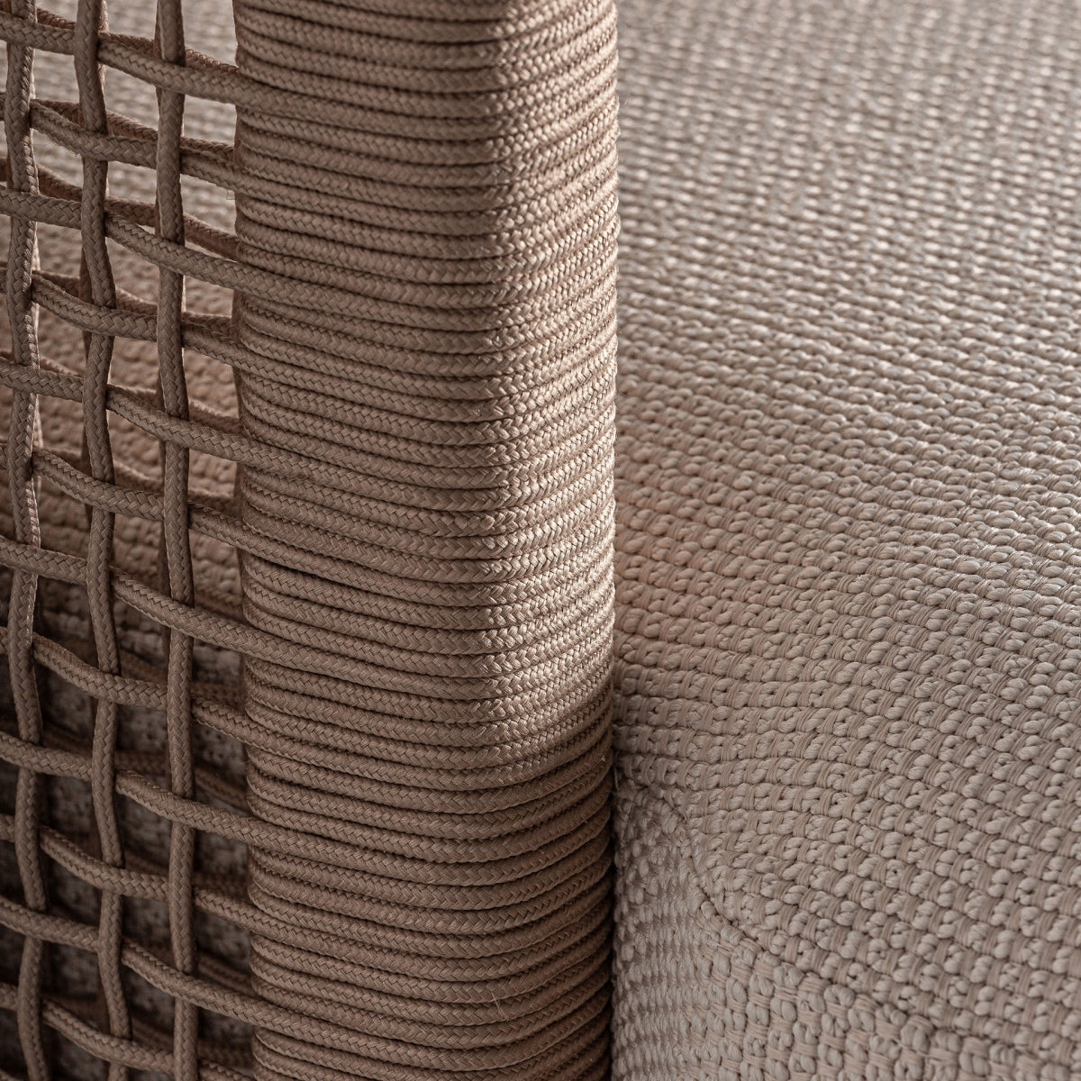 Tumbona chaise-longue madera de teca / tejido