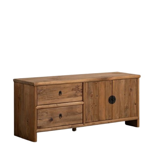 Aparador de madera de pino reciclada natural