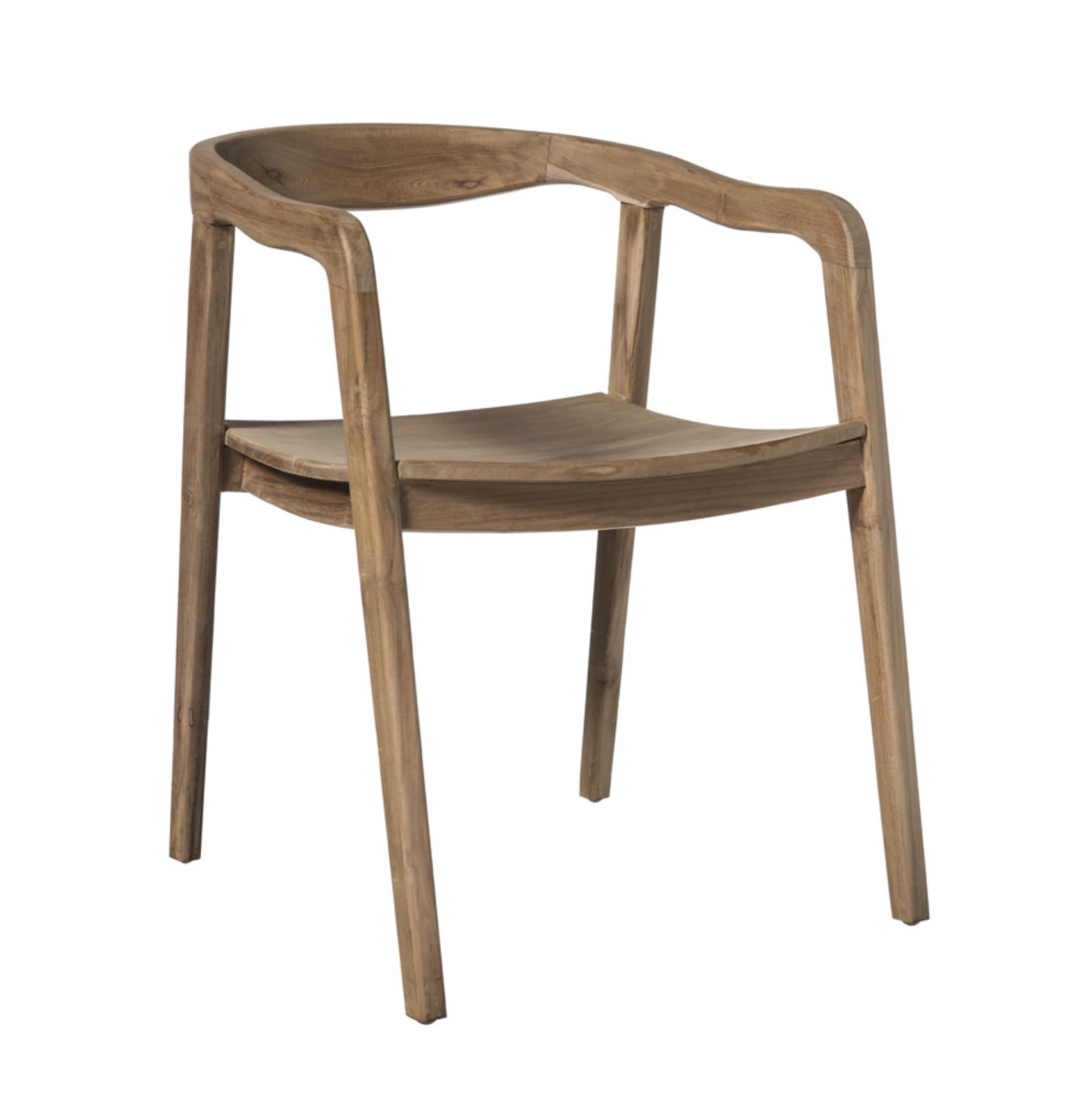 SILLA MADERA TECA