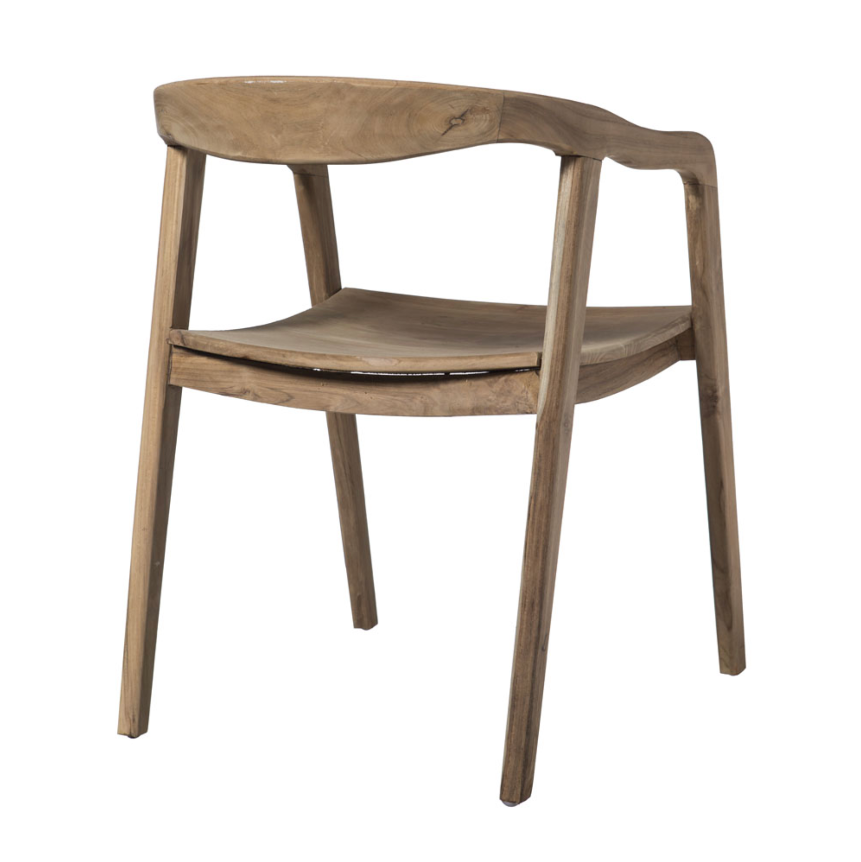 SILLA MADERA TECA