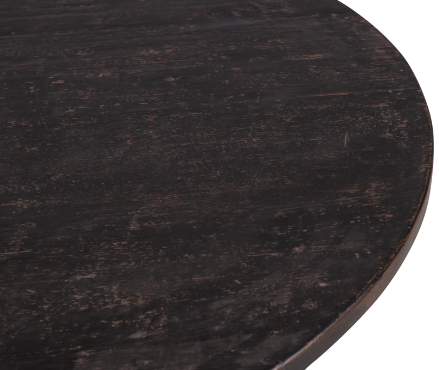 Mesa redonda de madera maciza