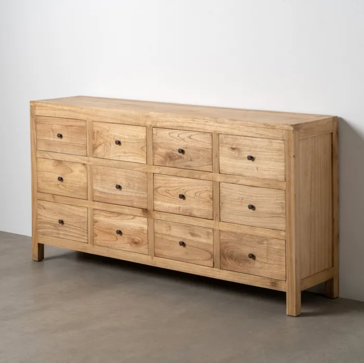 Aparador de madera de mindi natural – 170 cm