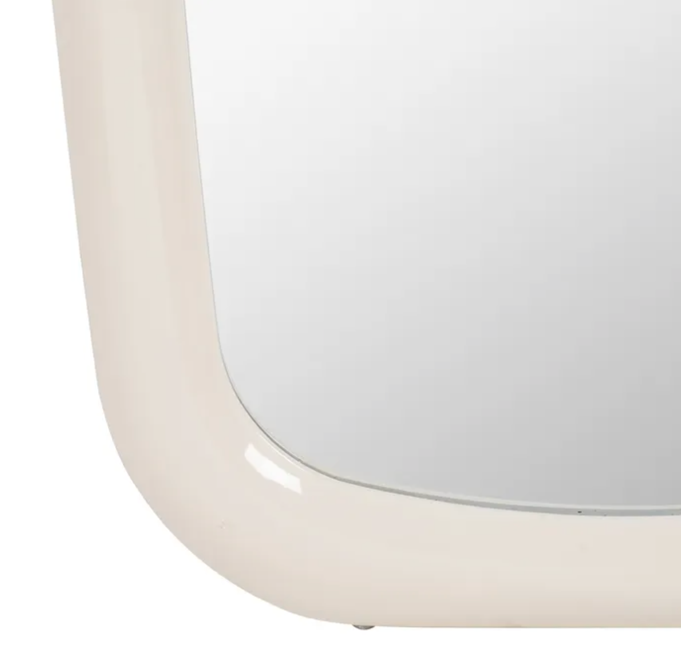 Espejo lacado en crema – 180 cm