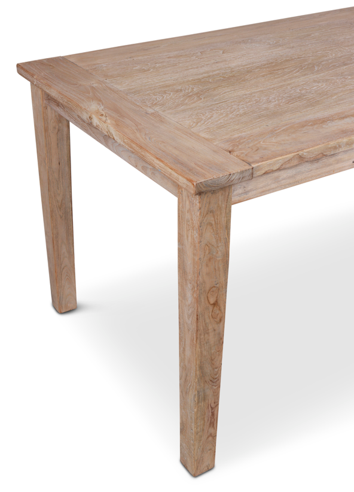 Mesa de Comedor de Teca Maciza Natural