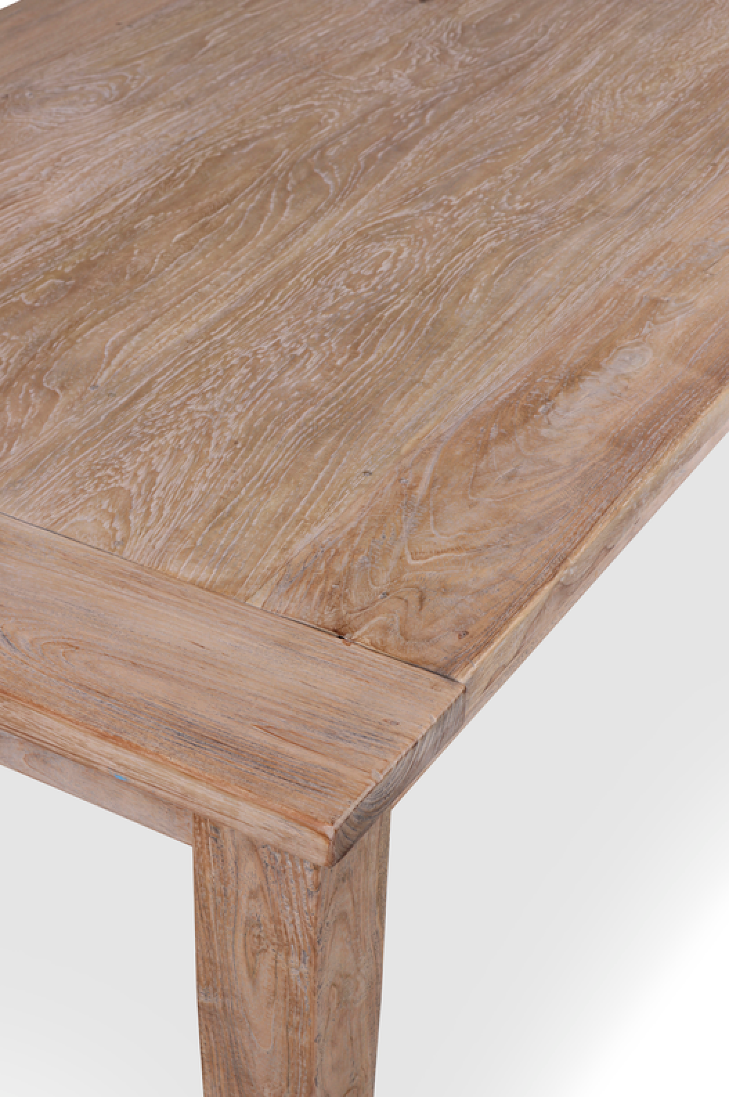 Mesa de Comedor de Teca Maciza Natural