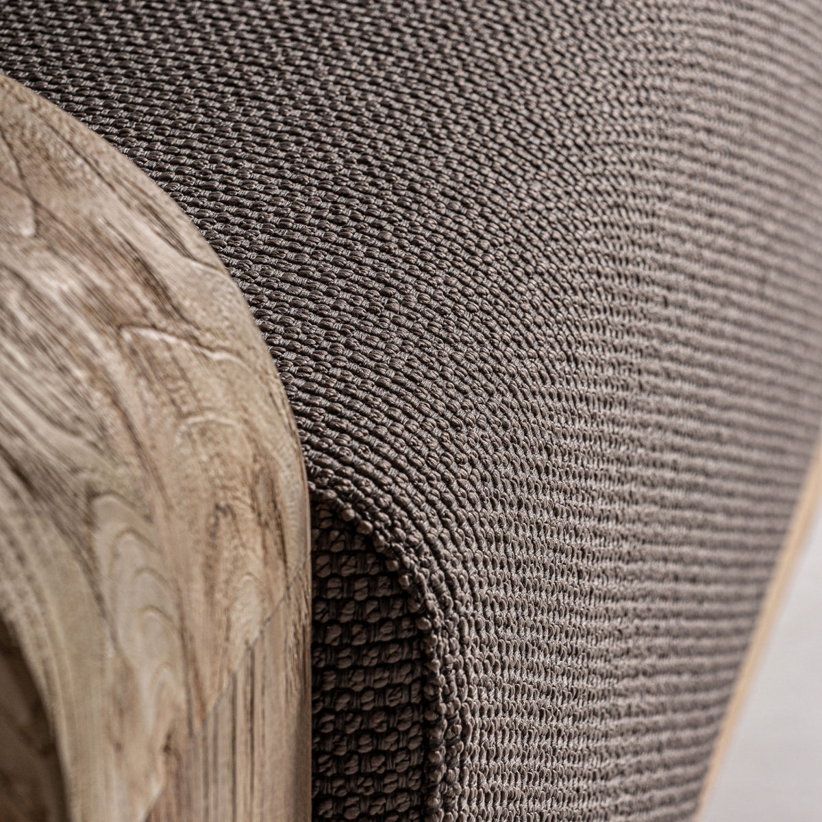 Butaca madera de teca / tejido