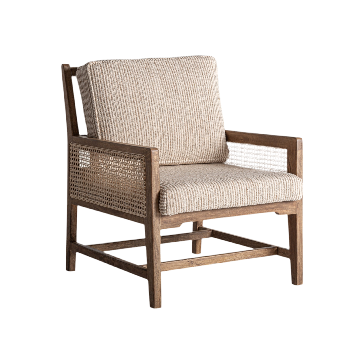 SILLa madera de mango / cannage / tejido