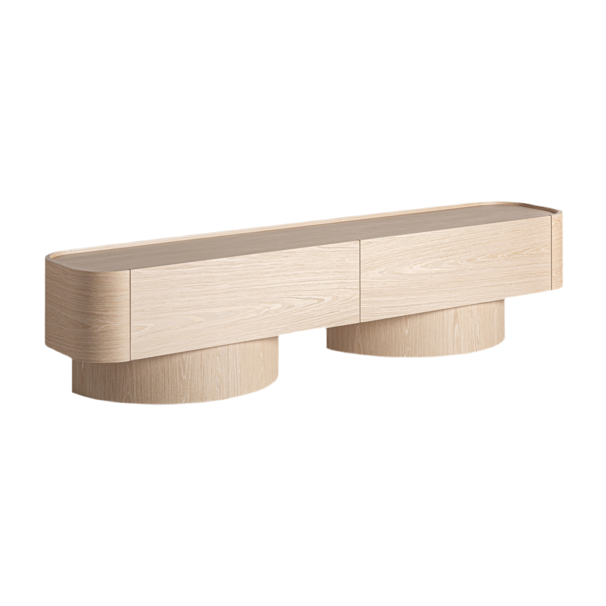 MUEBLE TV MADERA DE ROBLE