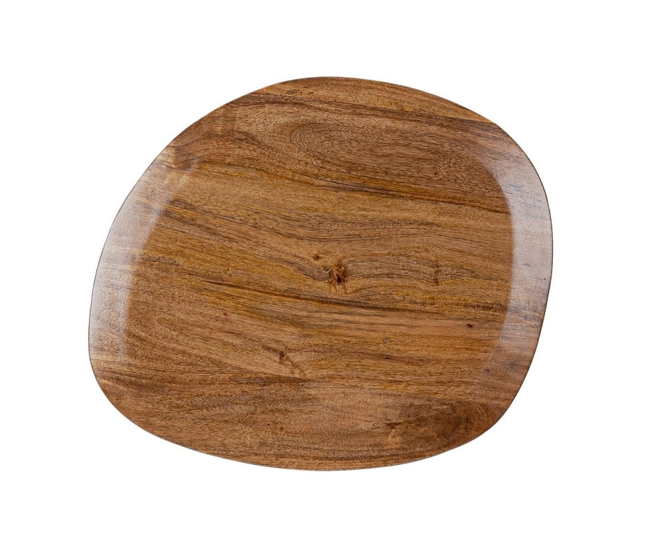 MESA AUXILIAR MADERA MANGO / ACERO