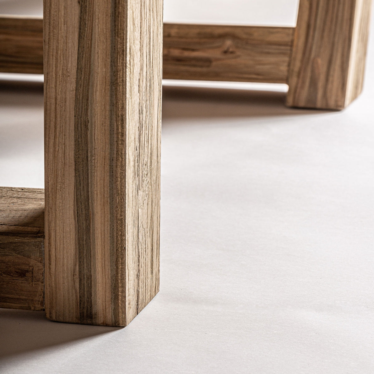 MESA COMEDOR PIEZA ÚNICA MADERA TEca RESTAURADA 400CM.