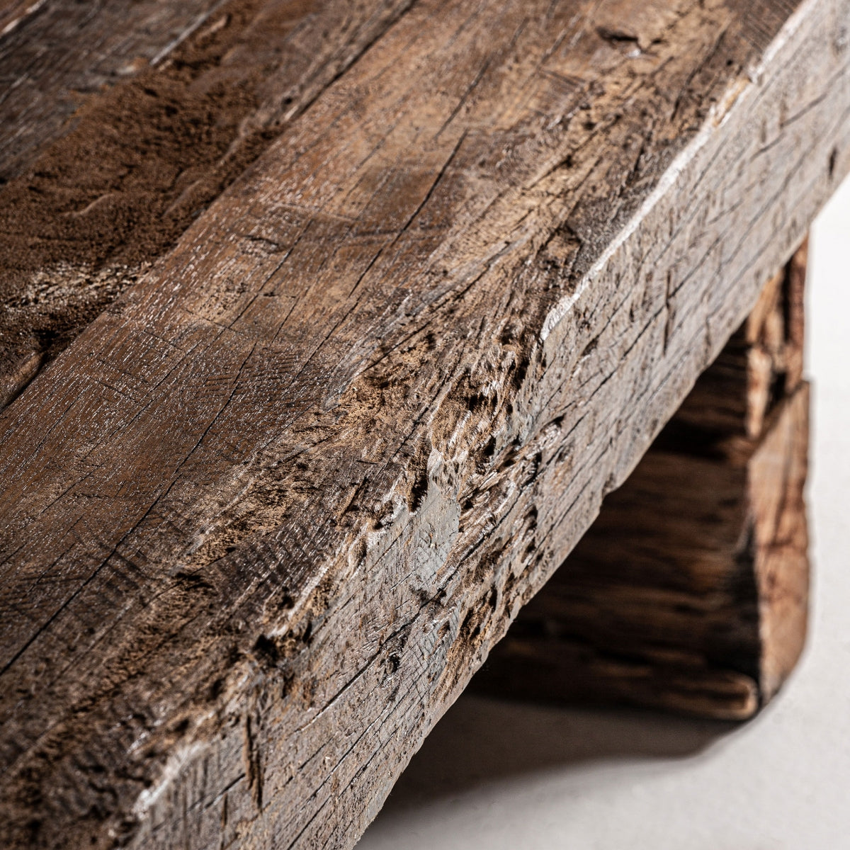 MESA DE CENTRO PIEZA ÚNICA MADERA DE TEca