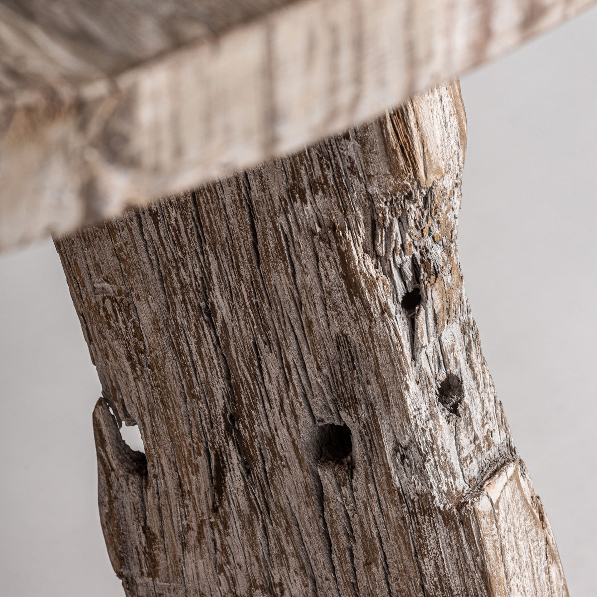 MESA COMEDOR MADERA MANGO ENVEJECIDO