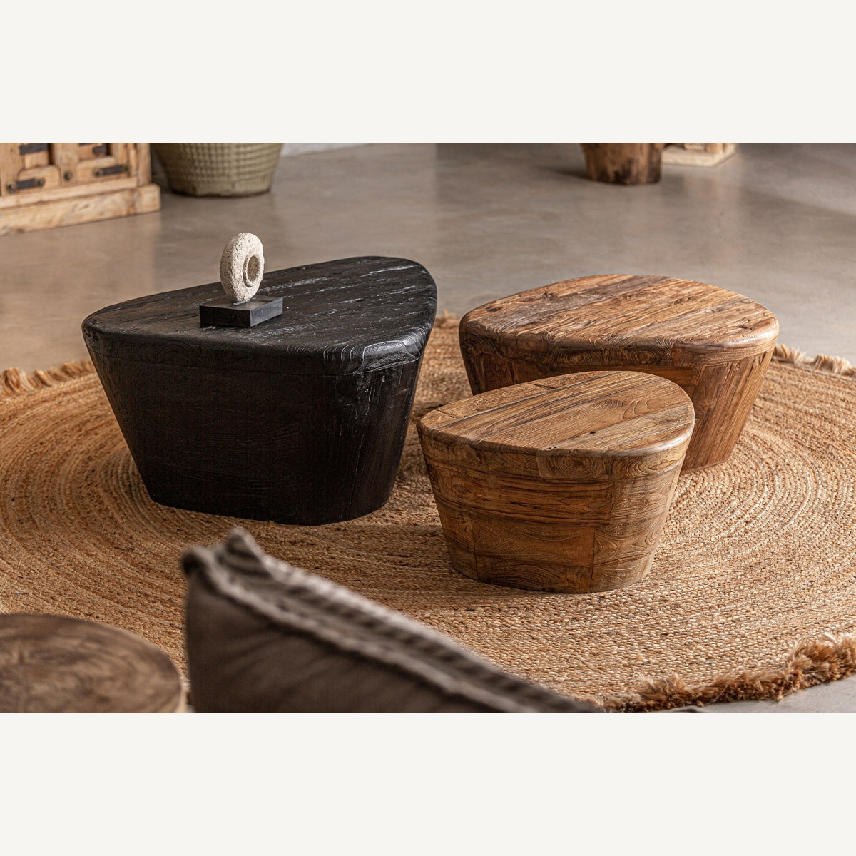 MESA DE CENTRO MADERA DE TEca