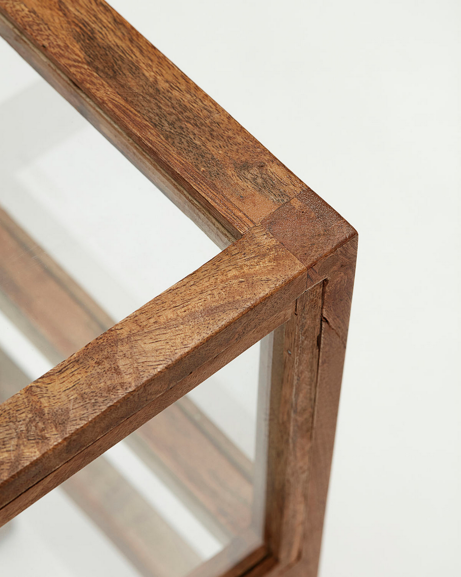 Mesa auxiliar. 38x28x60 cm.