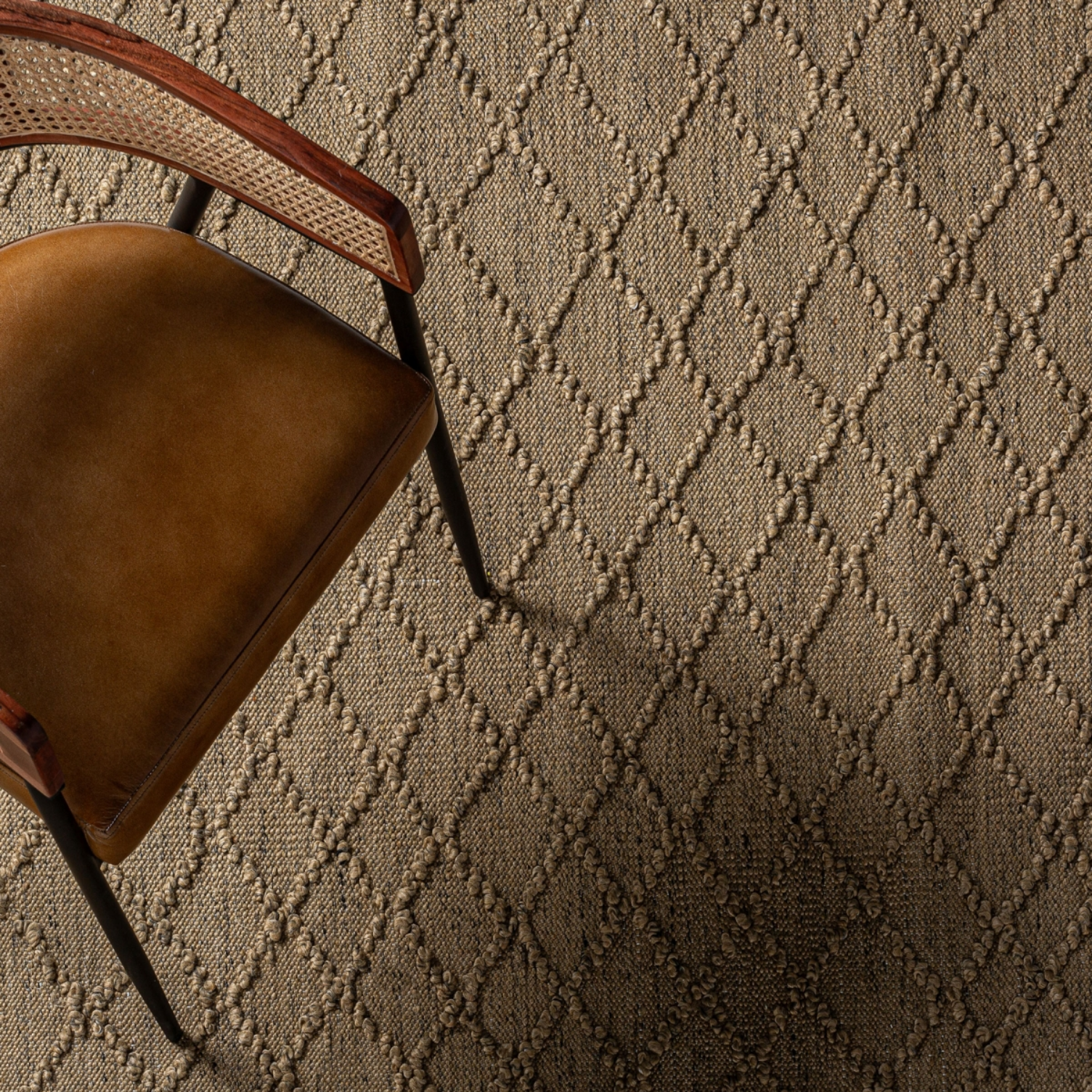 ALFOMBRA bereber marrón