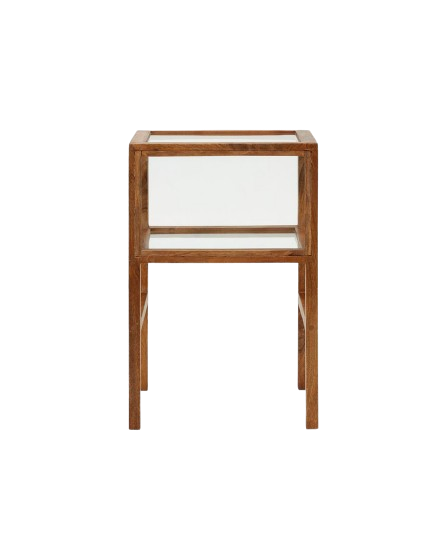Mesa auxiliar. 38x28x60 cm.