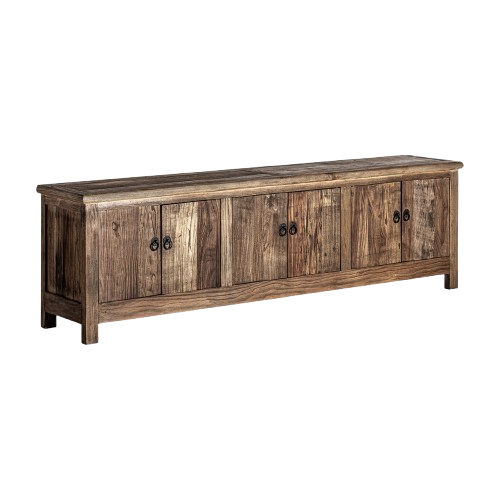 Mueble TV madera recuperada rústico